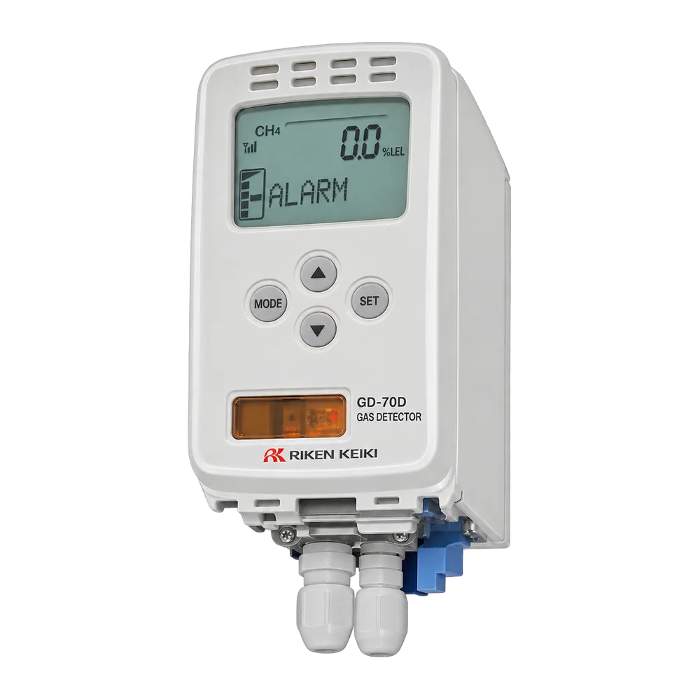 Riken Keiki Serie GD-70D — Detector Fijo Universal con Bomba