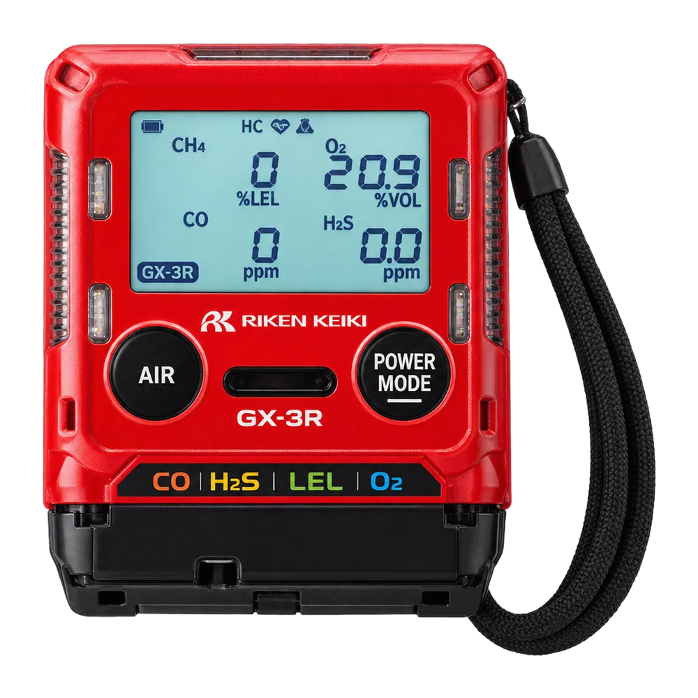 Riken Keiki GX-3R — Monitor 4 Gases Portátil