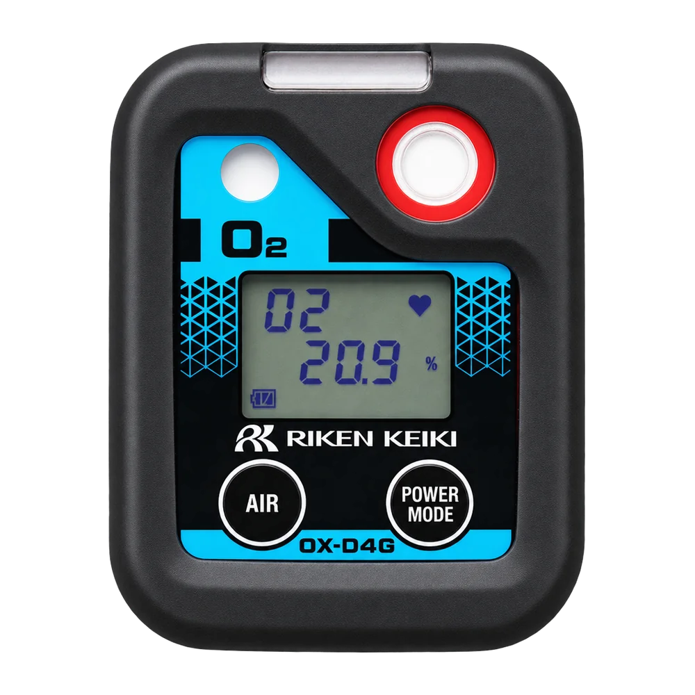 Riken Keiki OX-04 — Monitor Oxígeno O₂ (Electroquímico)