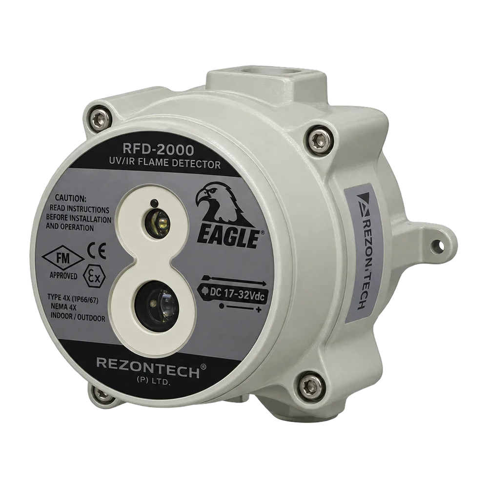 Rezontech RFD-2000X — Detector de Llama H₂ IR3