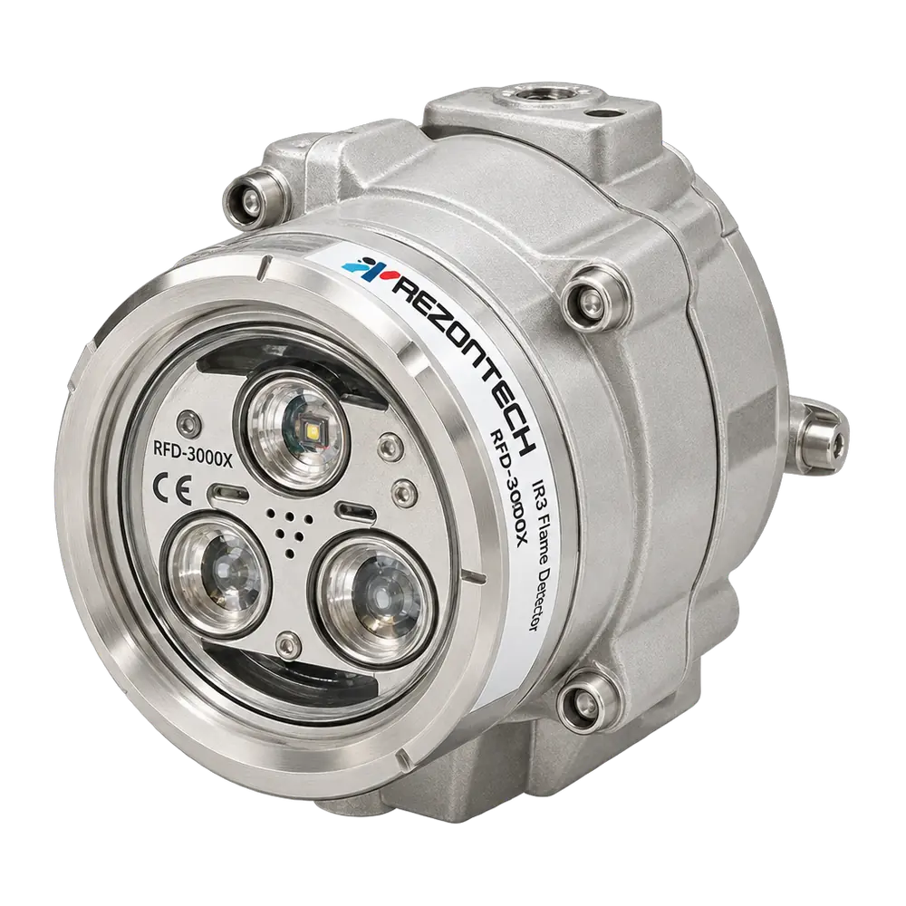 Rezontech RFD-3000X — Detector de Llama Triple IR3